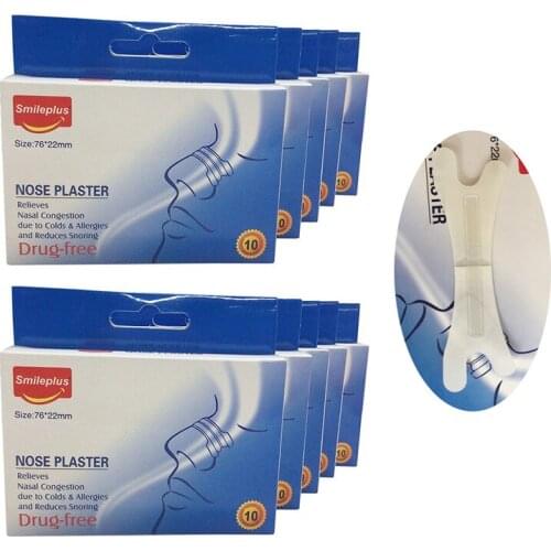 100 PCS Nasal Transparent Strips Anti Snoring Patches Sleep Better Right Aid to Stop Snaore Better Breathe Improve Sleeping