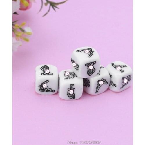 20mm Adult Sex Dice Erotic Poses Couple Funny Sexy Love Toy Night Bar Humor Game D12 20 Dropship