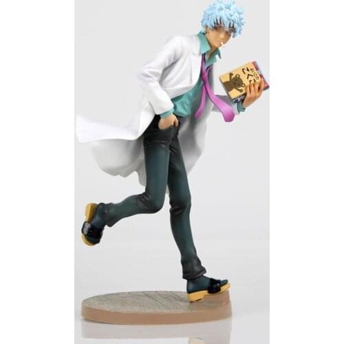 22cm Anime Action Figure Gintama Silver Soul Gin Tama Sakata Gintoki Book Cake Ver PVC Model Collection Kids Toy Doll Brand New