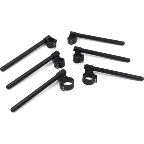 35MM 37MM 51MM Separated Vintage Motorcycle Grips Hand bar Cafe Racer Motorbike Clip-on Handlebar