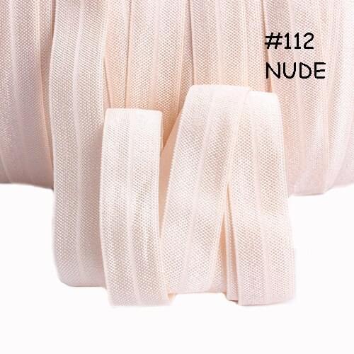 Free shipping foe, 15mm (5/8") nude fold over elastic for underwear