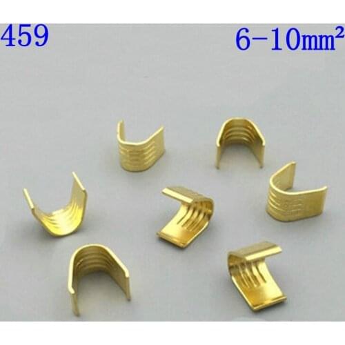 DJ459 50PCS/lot U Type Car Wiring Harness Terminal Connectors Copper Joint Terminals for 6-10mm2 cable etc