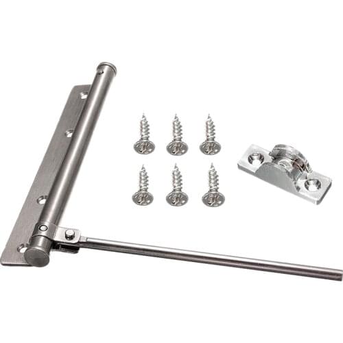 Door Closer Single Spring Strength Adjustable Surface Mounted Stainless Steel Automatic Closing Fire Rated Door Hardware 45Kg
