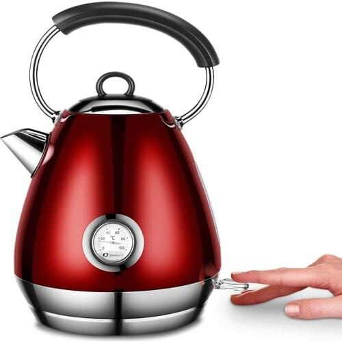 Electric kettle 304 stainless steel household visible temperature electric