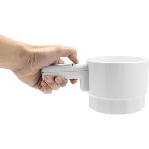 Electric Hand-Held Flour Sieve Powder Sieve Plastic Baking Electric Powder Sieve Convenient and Fast Powder Sieve Stainless