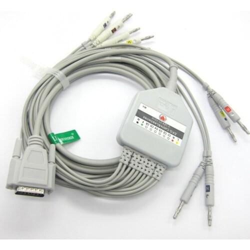 GE EKG cable with 10 leadwires Popular EKG CABLE,Banana4.0