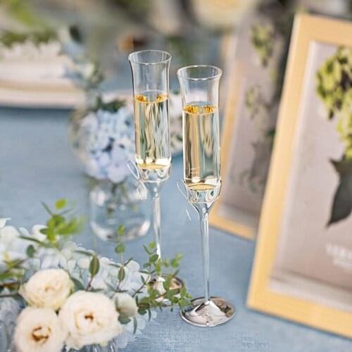 GY Love String Champagne Glass Red Wine Couple Cups Goblet Wedding Gift