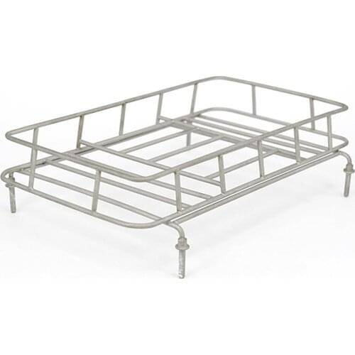 Metal Cab Frame Roof Rack Canvas Bracket for 1/14 Tamiya Scania Benz G-6127 RC Dump Truck Accessories Luggage Carrier