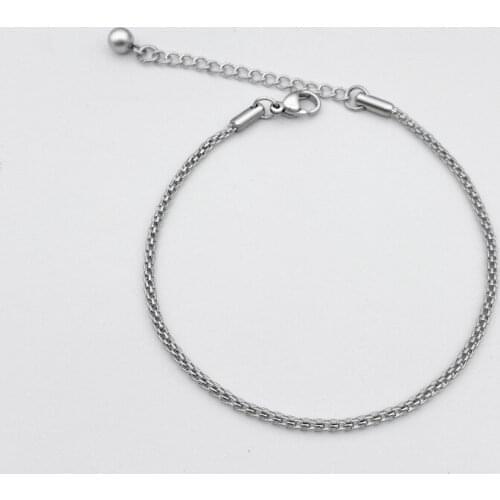 Stainless Steel Multilayer Square Pearl Bracelet Hip Hop Trend Box Titanium Steel Bracelet