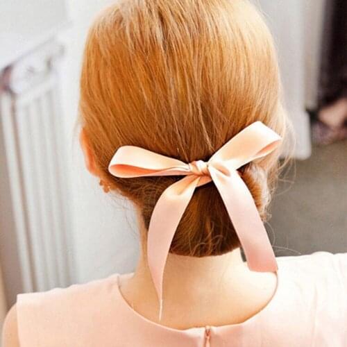 Fashion Foam Sponge Quick Messy Donut Bun Hairstyle Girl Women Hair Bows Band Accessories Silk Headband Magic Tools