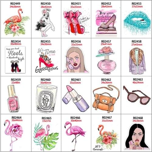 30pcs/lot Fashion Printed Planar Resins Flat Back Phone Case Handamde Earring Decor Material R0244 R0245 R0246