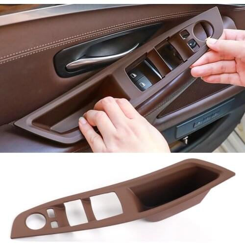Car Driver Side Interior Armrest Panel Cover Sticker Trim for BMW 5 Series F10 F18 520 525 528 530 535 Car Interior Accessories