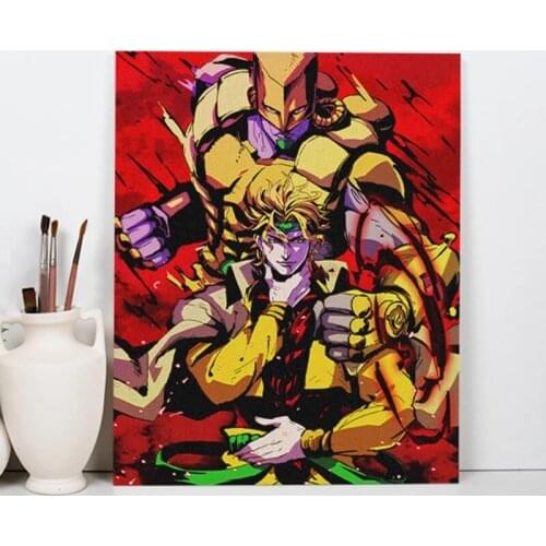 Wall Art Home Dio Brando JoJos Bizarre Adventure Decor Painting HD Print Modern Posters Canvas Cuadros Modular Picture For Gift