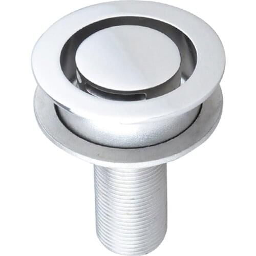 Stainless Boat Gas Fuel Tank Vent Straight Flush Mount Marine Grade Silver