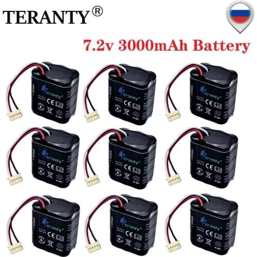 Original 7.2V 3.0Ah Rechargeable Battery for iRobot Roomba Braava 380 380T Mint 5200c Ni-MH 3000mAh 7.2v battery 1Pcs to 10Pcs