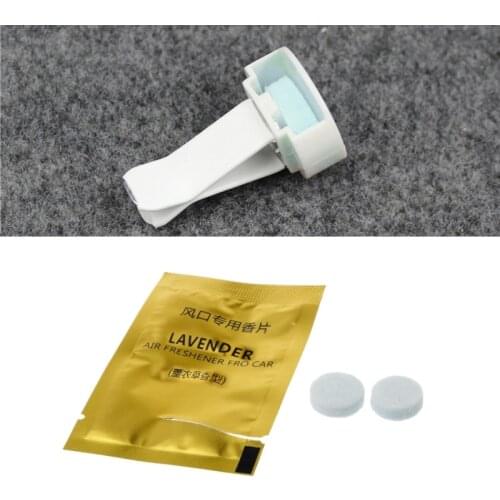 Smell Fresh Car Air Conditioning Vent Perfume Air Freshener Fragrance Scent QW
