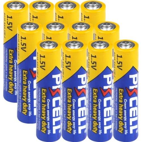 12 PCS 1.5V R03P AAA Dry Primary Battery for Wireless Mouse Keyboard Remotes Alarm Clock Carbon Zinc Batteries