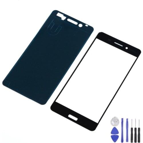 For Nokia 6 TA-1000 TA-1003 TA-1021 TA-1025 TA-1033 TA-1039 Touch Screen Panel Sensor Digitizer Glass Panel+Adhesive+Tools