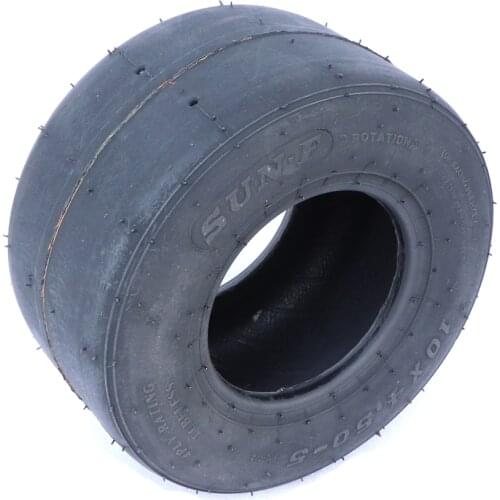 Go Kart Tire Front Wheel 10x4.50-5 Drift Go Kart Vacuum Tire ATV UTV Buggy Quad