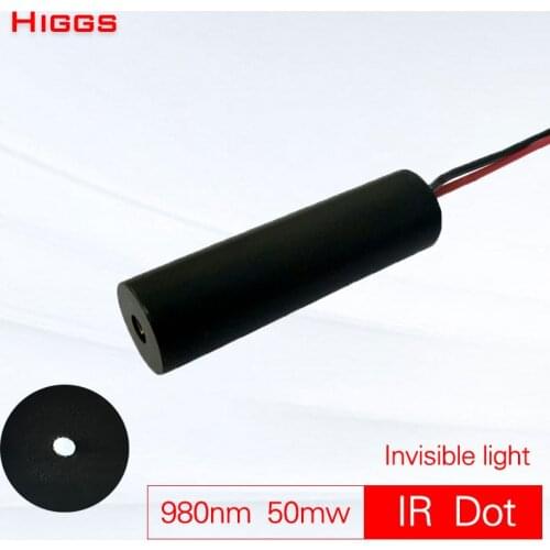 Absolutely invisible 980nm 50mw infrared dot laser module IR launcher projection touch pointer night hunting CS pistol sight