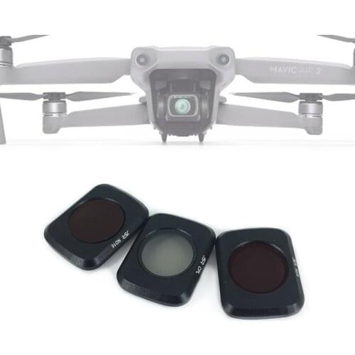 Glass CPL + ND8 + ND16 Neutral Density PL Lens Filter Protector Cap Kit for DJI Mavic Air 2 Drone Gimbal Air2 Accessories
