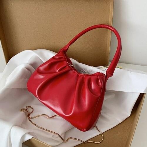 Women Shoulder Bag French Style Soft Leather Small Handbag For Women 2021 New Chain Crossbody Bag Lady Clutches Purse