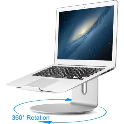 360 Degree Rotating Laptop Stand Aluminum Alloy Notebook Holder Cooling Computer Mount for Apple MacBook Air MacBook Pro Noteb