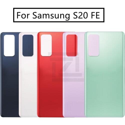 For Samsung Galaxy S20 FE Battery Back Cover Rear Door Housing Side Key For SAMSUNG S20FE G780 Battery Cover Rear Door Housing