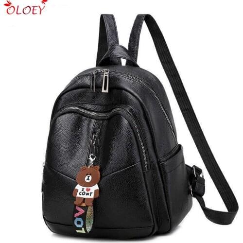 Women Backpack Shopping Bag Backpack Large Capacity Designer Student Black Vintage Teenage Backpacks For Girls Sac A Dos 2020new