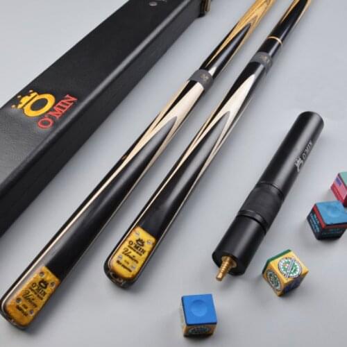 2019 Omin Snooker Cue Union 9.8mm Tip with Snooker Cue Case Set