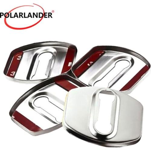 Stainless steel for Hyundai ix25 Mistra Elantra Sonata for Kia Carens K4 K5 KX3 KX5 4pcs Door lock waterproof rust Cover Case