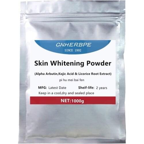 50-1000g Highest Quality Skin Whitening Powder,Pi Fu Mei Bai Fen,Food & Comestic Grade,Whiten Skin,Inhibit Melanin,Free Shipping