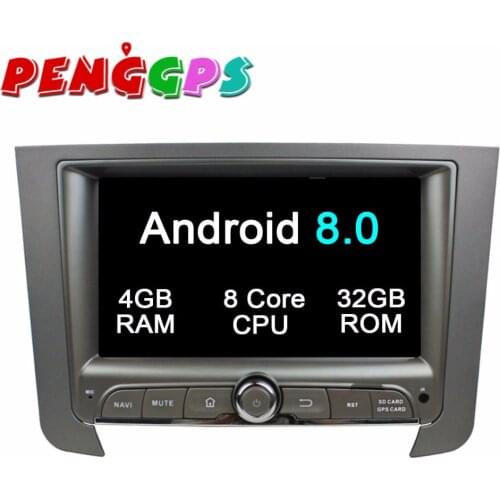 Android 8.0 Car DVD Player GPS Navigation Headunit For Ssangyong REXTON 2014 2015 2016 2017 Multimedia 4+32 IPS Screen HD Video