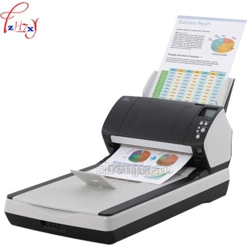 FI-7240 Flatbed Scanner High speed automatic double feed scanner Flatbed (FB) A4 size Automatic Document Feeder scanner 1pc