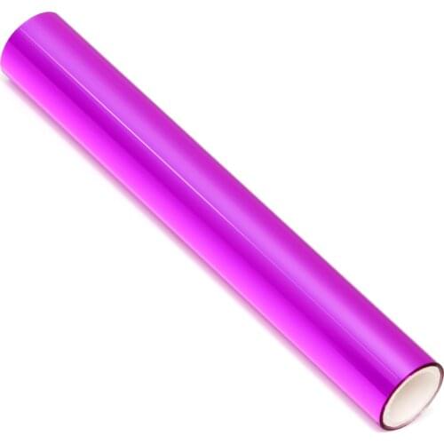 3M x 1 Roll Purple Color Hot Foil Paper Heat Activated Glimmer Holographic Transfer Sheets Hot Stamping Paper