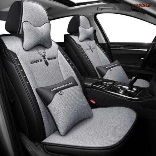 KAHOOL flax car seat covers for suzuki sx4 Swift Grand Vitara Jimini KIZASHI Alivio dodge caliber Avenger polo auto seats