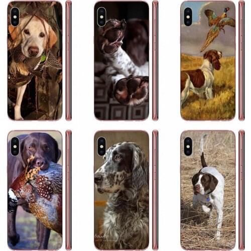 For Huawei Honor 5C 5X 6A 6X 7 7A 7X 8 8A 8S 8X 9 10 30 Lite Pro Y6 II Y7 Y9 Prime 2019 TPU Case Hunting Gun Dog Art Animal