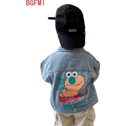 Childrens Fashion Jacket Denim Boys Broken Hole Jean Jackets Girls Kids Clothing Baby Coat Casual Outerwear 2020 Spring Autumn