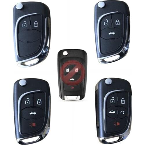 For VAUXHALL OPEL Insignia Astra Modified Flip Folding Remote Key Case Shell For Chevrolet Lova Aveo Cruze For Buick HU100 Blade