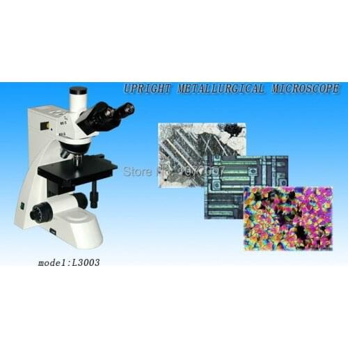 Hot Sale Made in China 50X-500X Trinocular Upright Metallurgical Microscope MM-L3003