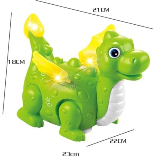 Smartly toys Children Will Lay Eggs Dinosaur Toy Educational Electric Music Light Projection Unisex Electronic Plastic Battery