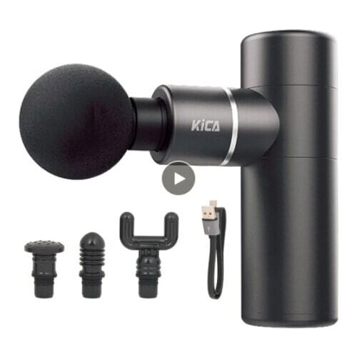 KiCA K1 Massage Gun Deep Tissue Electric Percussion Gun Metal Solid Grip Body Muscle Awake Stimulation Pain Relaxation Relax