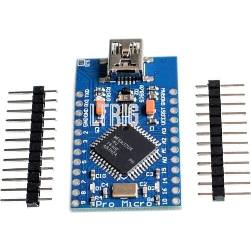 LTRIG Custom 1PCS Mini USB ATmega32U4 Pro Micro 5V 16MHz Board Module For Arduino/Leonardo ATMega 32U4
