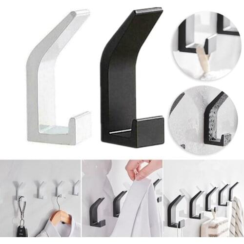 Alloy Wall Mounted Hook Durable Rust Resistant Wear Resistant Long Lasting Easy Operation for Bathroom Entrance SCIE999