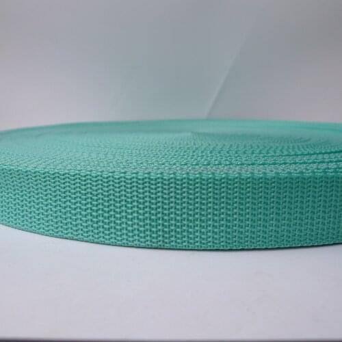 1" 25mm #60 Mint Blue Color Nylon Polypropylene Bag Straps Webbing 100 Yards