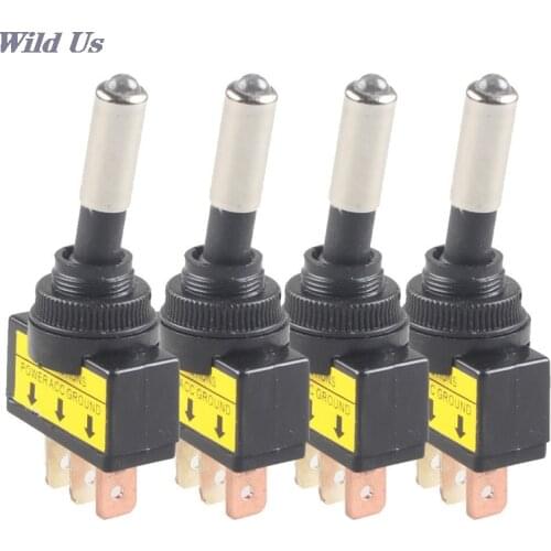 New 12V 20A Car Auto Red LED Light Toggle Rocker Switch 3Pin SPST ON/OFF Switches