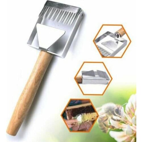 Beekeeping Tools Beehive Honey Cutter Uncapping Scraper Plastic Handle Honeycomb Scraper Equipment Uncapping Knife Fork Shovel