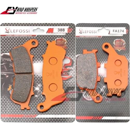 Motorcycle Front Rear Brake Pads For Honda NC700 NC 700 D X Integra S SA SC SD XA XC XD Manual Gearbox 2012-2017