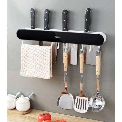 Wall mounted kitchen supplies integrated shelf, multifunctional kitchen knife storage shelf, fork storage shelf, kitchen shelf