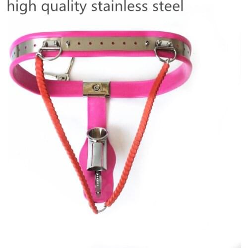 Famale&Male Dual Purpose Steel Chastity Belt Device Removable Cock Lock Cage Sex Toys For Couple Adult Games Chastity Device